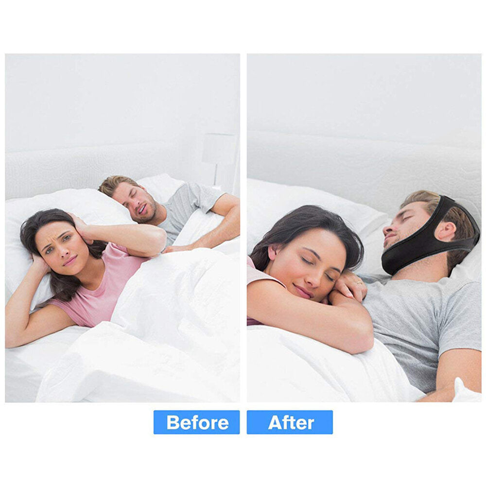 The second generation 3-point sleep snoring chin rest improves snoring with teeth grinding habit eye mask professional to stop snoring and respiratory sensitivity