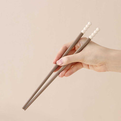 家用高檔筷子糖豆耐高溫防滑一人一筷子2雙 混色 2雙裝 筷子 筷子架