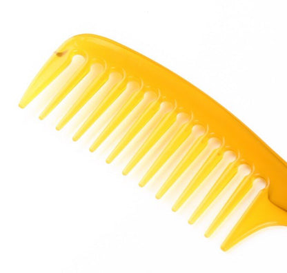 1 set of 4 anti-static beef tendon combs, wide-tooth comb with long handle, anti-hair loss massage comb, wide-tooth comb with long handle