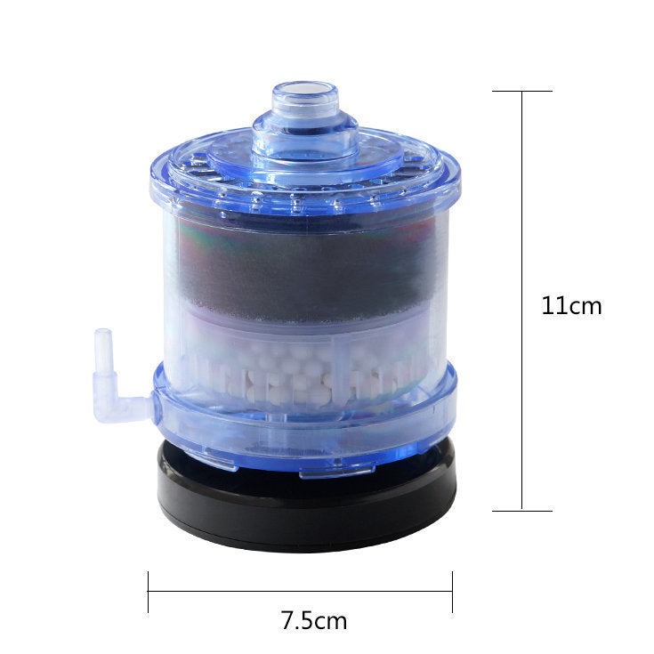 Water fairy filter fish tank automatic cleaning feces fish tank toilet suction aquarium forced suction of fish feces anti-gas lifting aquatic symbiosis system