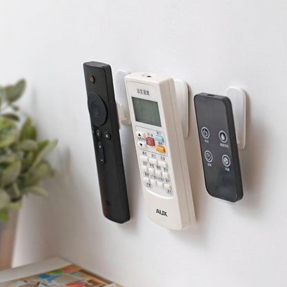 Remote control wall mount hooks (2 pairs) x 1 pack, Router and power strip wall mount hooks