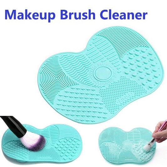 Silicone Makeup Brush Cleaning Pad Beauty Brush Scrubbing Pad Silicone Scrubbing Pad Cleaning Tools Makeup Brush Cleaning Supplies Makeup