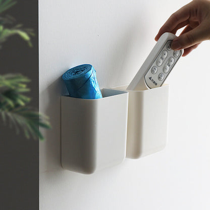 Remote control storage box, wall-mounted remote control holder, air conditioner remote holder, wall-mounted, no-drill, mobile phone holder