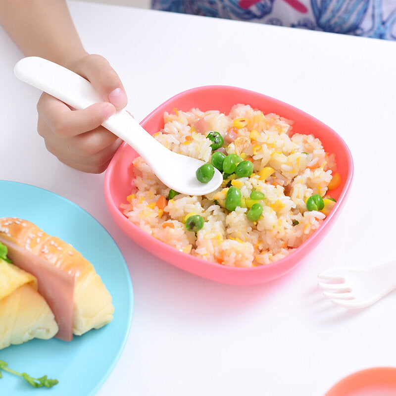 Opening price INOMATA children's tableware training spoon and fork set baby eating spoon and fork combination tableware set