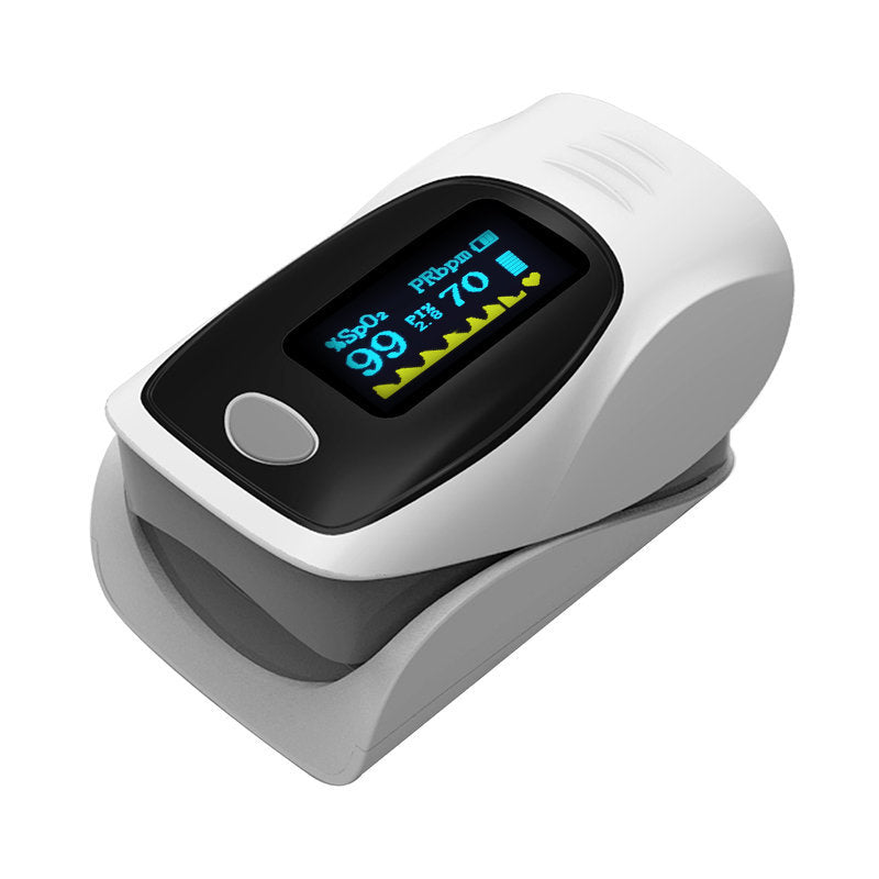 Pulse Oximeter 便攜式心率脈搏血氧監測儀【高精度，測量精準】【彩色 OLED 顯示】 血氧儀