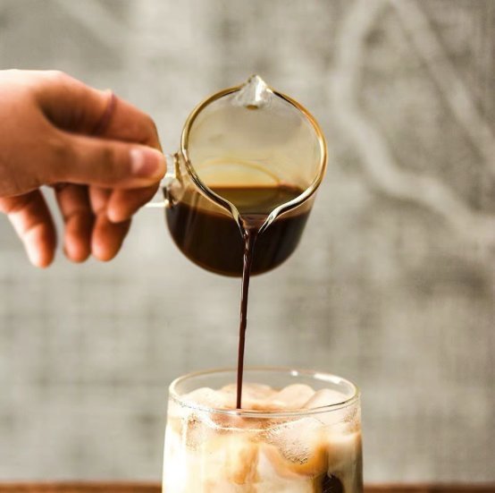 Espresso 刻度雙嘴玻璃杯 牛奶杯 75ml 咖啡杯