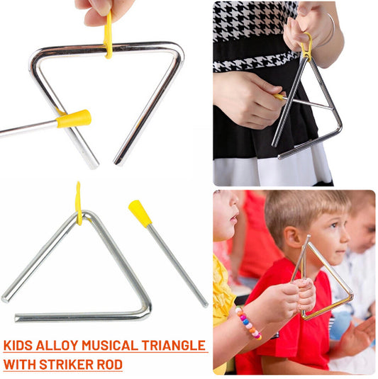 10cm 儿童打击乐器三角铃音乐教具三角铁