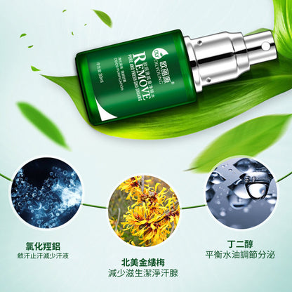 (New version green box 30ml) Ouliyuan Body Odor Removing Purifying Water to remove armpit odor