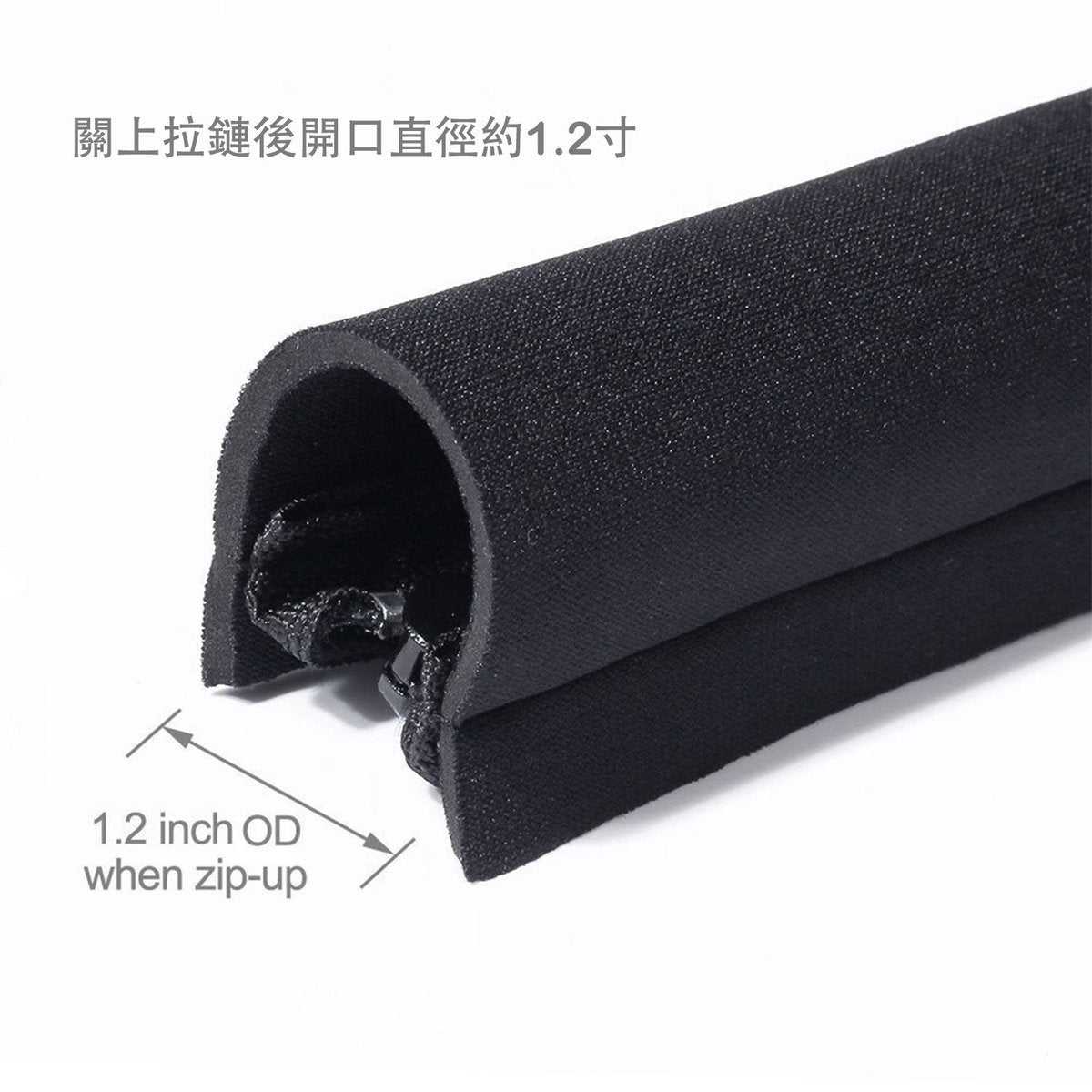 Upgraded snap-on wire protection sleeve, multifunctional fixed zipper wire protection sleeve, durable and elastic wire organizer, wire storage, a must-have for home and office