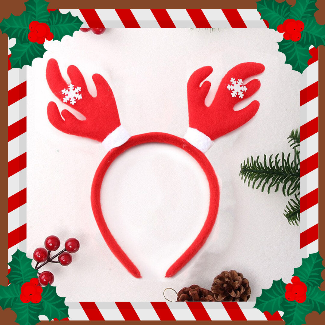 Christmas headband hairpin Christmas elk antler headband headband children's holiday party decorations hair accessories Christmas headdress