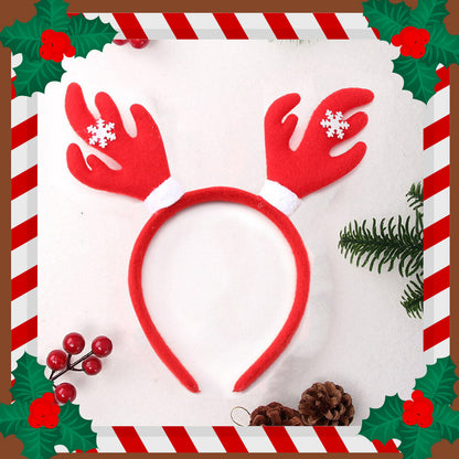 Christmas headband hairpin Christmas elk antler headband headband children's holiday party decorations hair accessories Christmas headdress