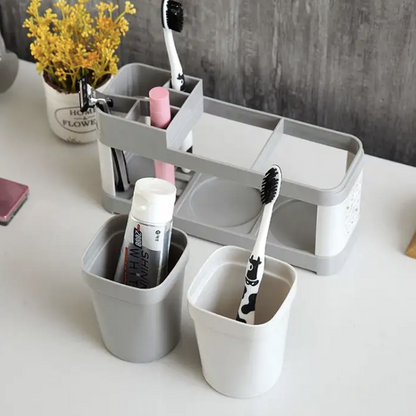 Mouthwash cup set toothbrush cup holder toothbrush rack storage rack bathroom storage toothbrush holder