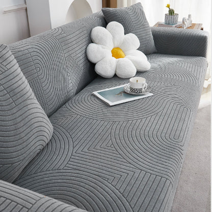 Anti-cat scratch sofa cover, removable and easy to clean sofa cover, sofa cushion, sofa cover, sofa cover, elastic sofa protective cover with anti-slip strips