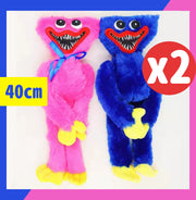 Poppy plush toy doll game doll poppy playtime huggy wuggy blue + red set of 2