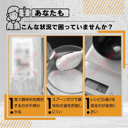 日式 0.5g 精準定量調味料罐 均勻撒鹽 防潮密封調味罐 廚房玻璃食鹽砂糖胡椒雞精調料罐 高血壓必備控鹽家用健康調味瓶（180mL）