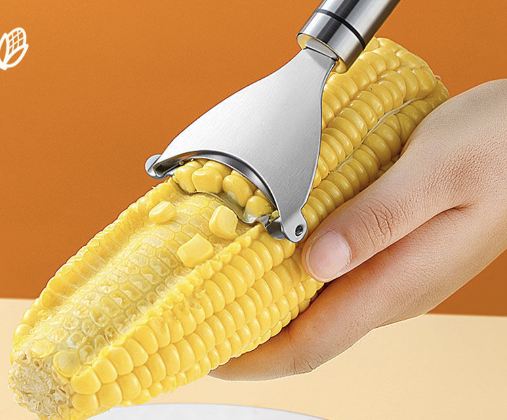 304不銹鋼粟米刨不銹鋼玉米刨剝玉米粒粟米神器玉米刨家用分離器 削皮刀 刨