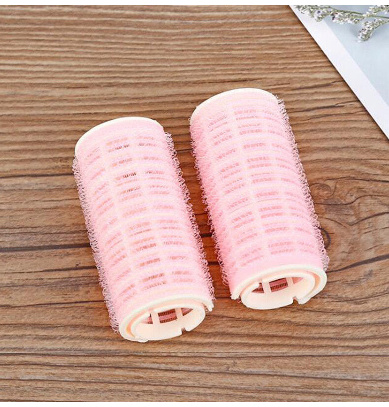 2 pieces of devil felt double layer bangs curls air bangs curls hair tail curls plastic bangs curling barrel lazy self-adhesive curls for girls big wave air bangs curls cute wind curling tool hair clip elastic