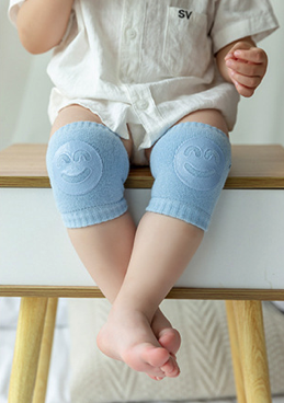 嬰兒防跌保護護膝 bb護膝寶寶爬行學步護膝(藍色) 護膝