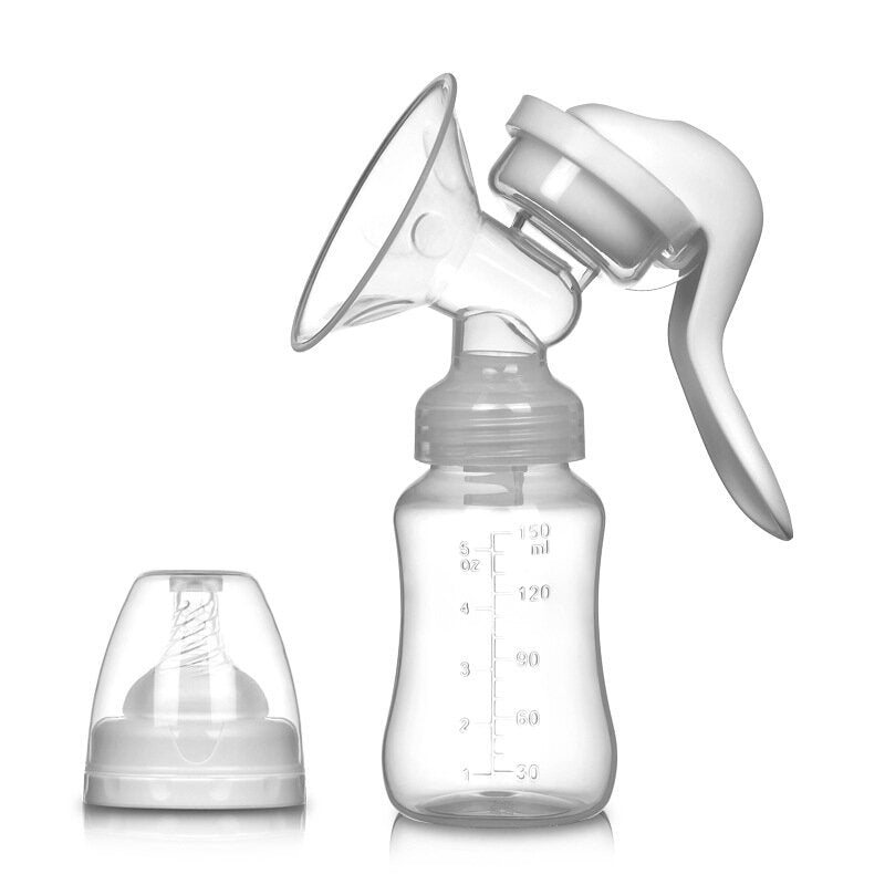 Manual breast pump with high suction power, maternity products, milk pump, milk extractor, manual breast pump for lactation