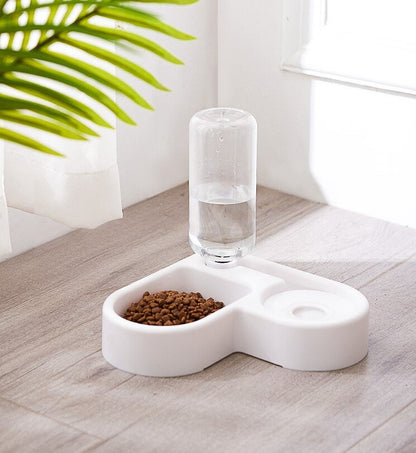 Pet automatic water dispenser, dog feeder, cat supplies, water basin, feeding and drinking water artifact, pet bowl, space saving, reducing rollover, wet mouth, cat bowl, pet automatic water dispenser, pet food bowl, dog bowl, pet feeder