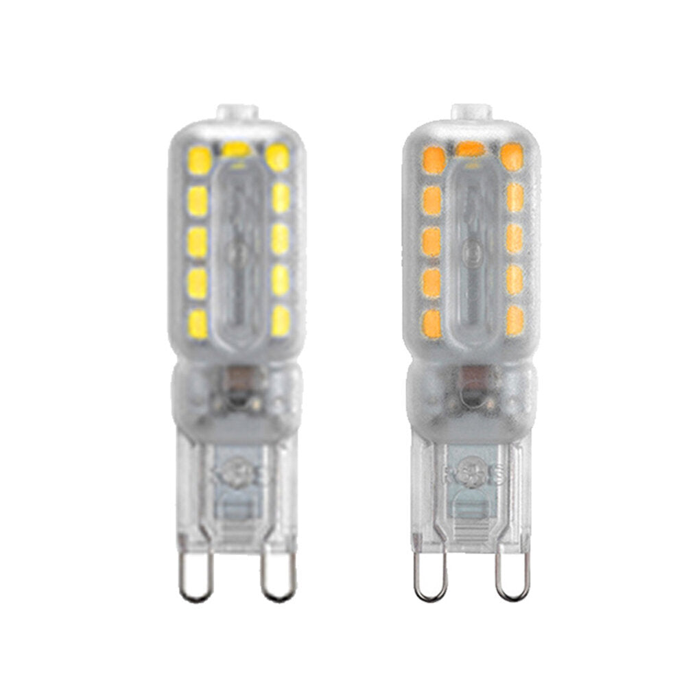 7W milky white cover warm white 220V-240V G9LED corn lamp 32 beads dimmable energy-saving light bulb