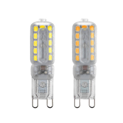 7W milky white cover warm white 220V-240V G9LED corn lamp 32 beads dimmable energy-saving light bulb