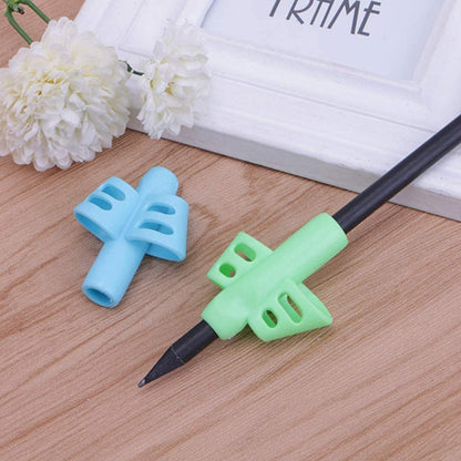 2 primary school student pencil holders, children's stationery, soft glue writing posture corrector, pen cover pencil