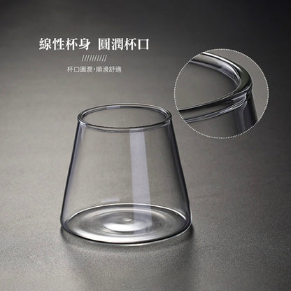 Mount Fuji glass cup dessert cup coffee cup beer cup cocktail cup whiskey cup 300ml whiskey cup
