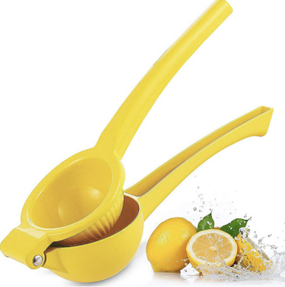 Manual juicer aluminum alloy double-layer manual fruit juicer multifunctional lemon clip small juicer lemon clip lemon juicer mini juicer manual juicer juice press kitchen tool