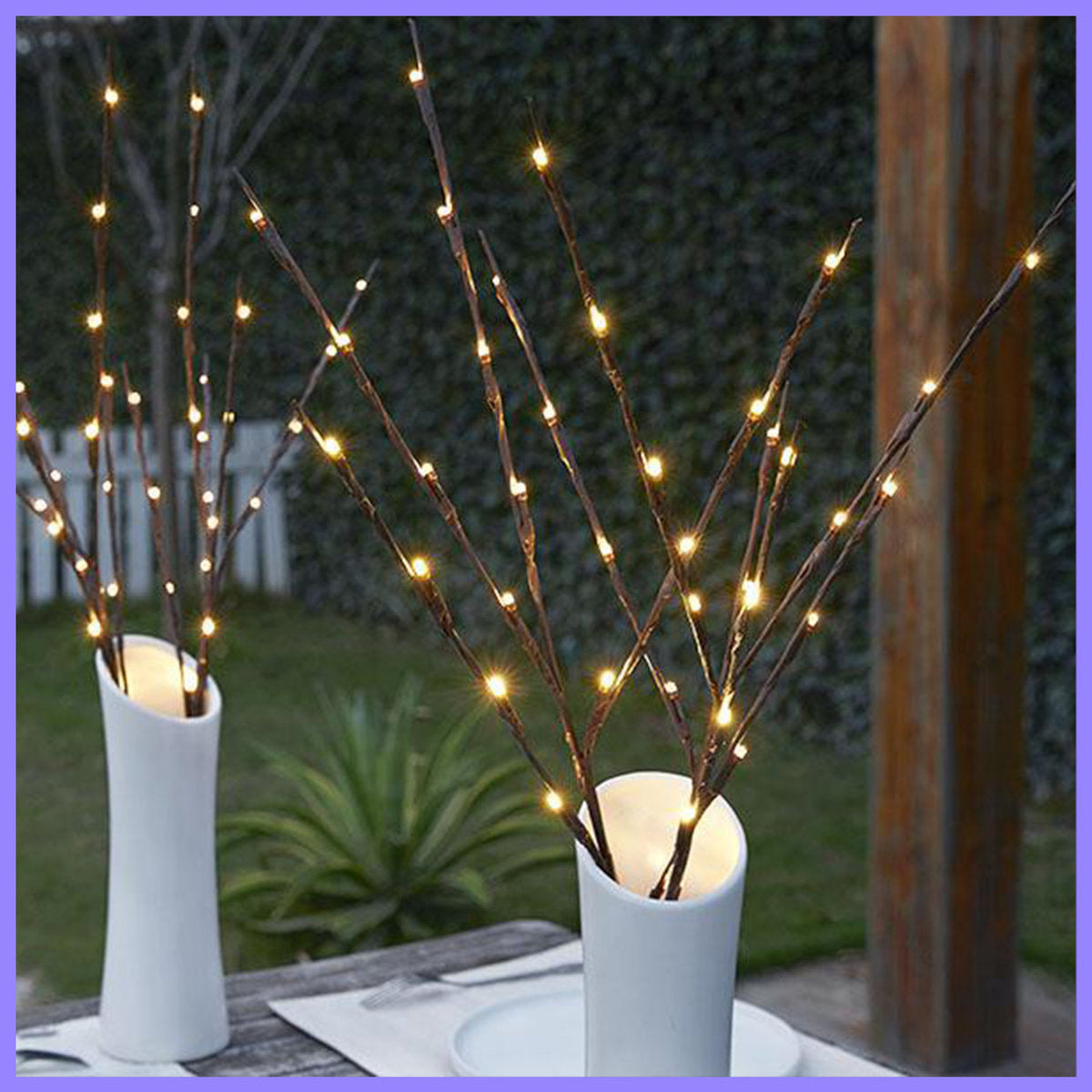 2 bunches of LED decorative tree branch lights - Chinese New Year holiday Christmas lights halloween indoor light LED bulbs