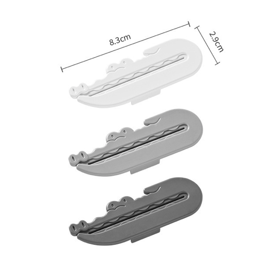 3 toothpaste squeezers, lazy tooth squeezer, facial cleanser squeeze clip, crocodile cream squeezer