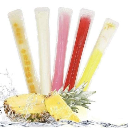 [20-pack] Disposable transparent homemade popsicle machine sealing bag 5.5x28 Ice cream bag transparent homemade popsicle machine sealing bag