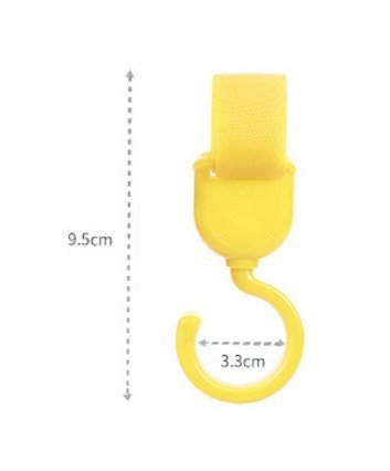 (2 pieces in) Velcro safety buckle bb car hook functional buckle fixed buckle hook anti-slip buckle stroller functional buckle load-bearing hook baby products baby armrest handle multi-function hook hanging ornaments toys
