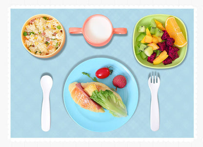 開倉價INOMATA 兒童餐具訓練勺叉套裝 寶寶吃飯勺子叉子組合 餐具套裝