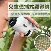 Children's portable microscope toys for primary and secondary school students handheld scientific experiment equipment children's educational toys gift gifts simulated biological magnifying glass microscope