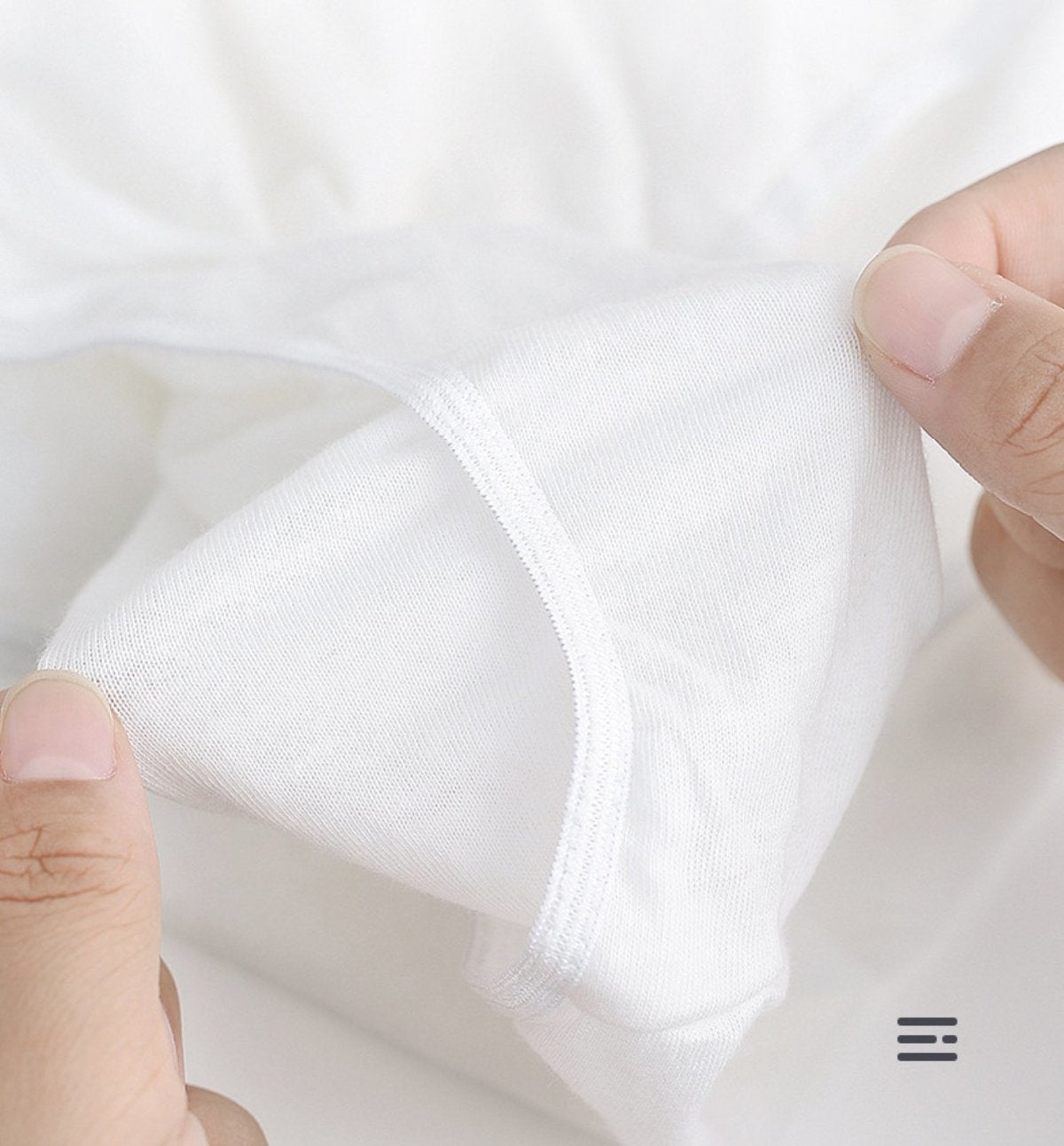 5 Disposable Travel Cotton Underwear - Men - Size L - White - Random Packaging - Individually Wrapped
