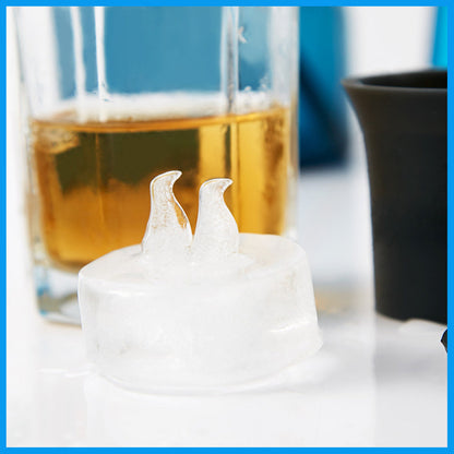 Animal ice cube mold set with lid ice box whiskey ice ball mold DIY ice cube polar bear penguin