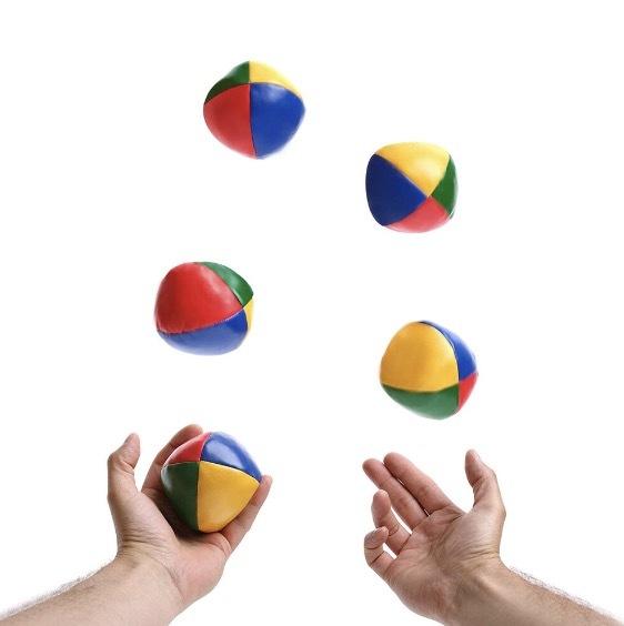 [3件裝] 遊戲沙包球 小沙包 皮質圓小沙包 兒童球類玩具
