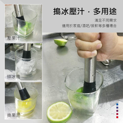 Stainless steel juice crushing popsicle press juice artifact bartending popsicle smashing cocktail electroplating crushed popsicle crushing juice hammer fruit lemon hammer bar fruit mixing stick catering drinks ice cube tool