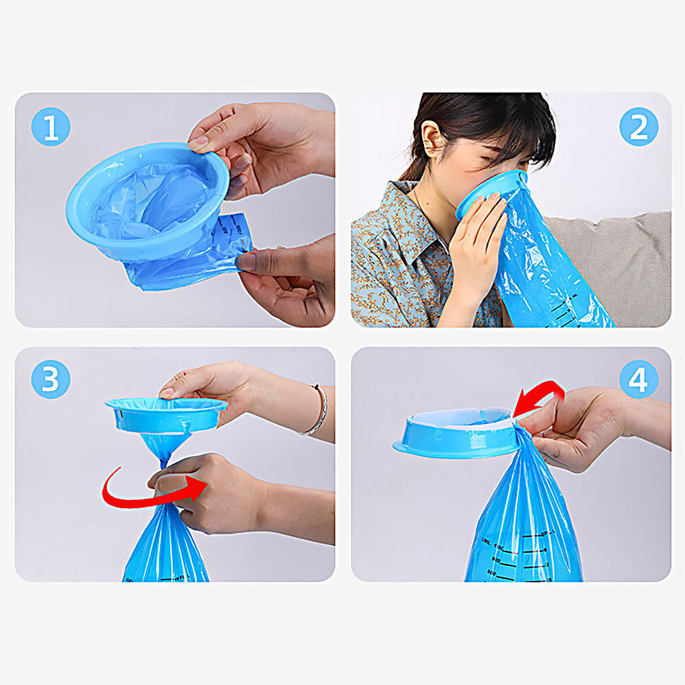 Disposable Vomit Bag Vomit Bag Emergency Disposal Bag Motion Sickness Cleaning Bag Other Travel Accessories