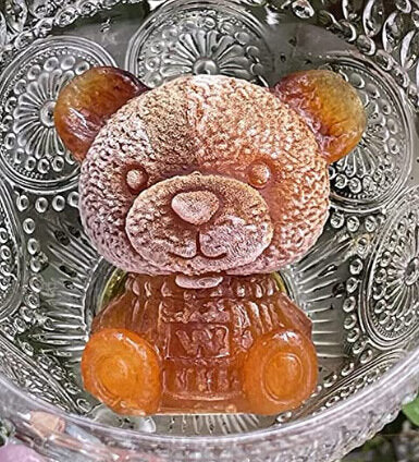 Bear Ice Cube Mold Silicone Ice Bear Grinding Tool Bear Ice Tray Coffee Milk Tea Chocolate Glue Mold
