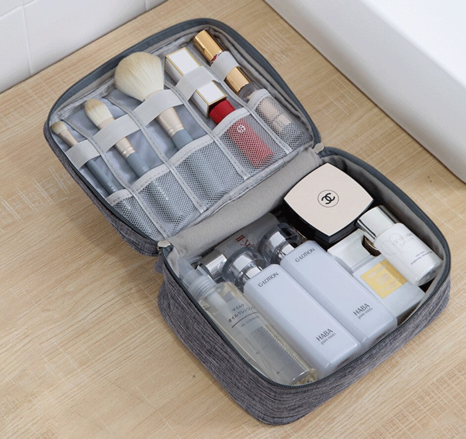 Charging cable storage bag, accessories storage bag, large-capacity storage bag, wire storage bag, multi-grid storage, travel storage bag