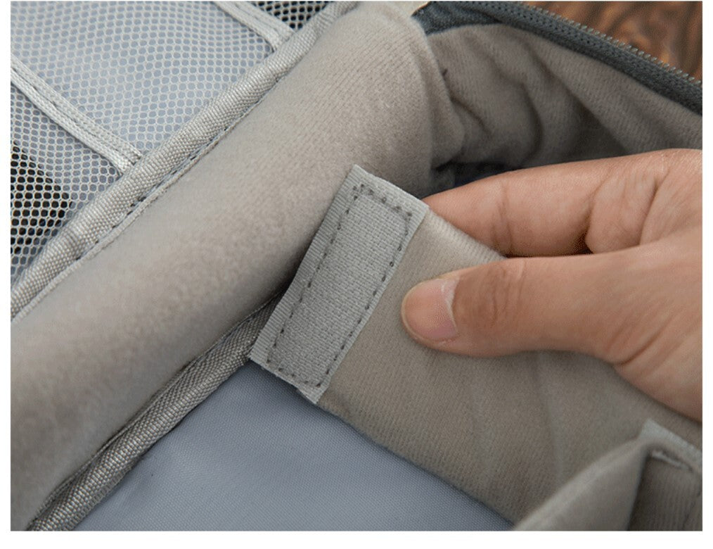 Charging cable storage bag, accessories storage bag, large-capacity storage bag, wire storage bag, multi-grid storage, travel storage bag