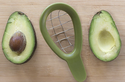 Stainless steel avocado cutter avocado meat separator kiwi cut fruit salad platter separator paring knife planer