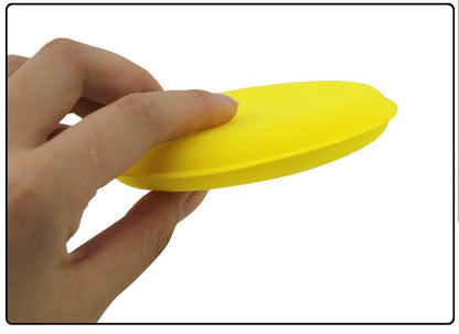 Edging sponge, high-density, absorbent, flat round fiber waxing sponge/round waxing mini sponge