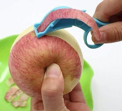 蘋果去皮器水果安全削皮神器刨梨子機切薄皮刮長皮不斷的工具打皮小刀 嬰兒切皮 削皮刀 刨