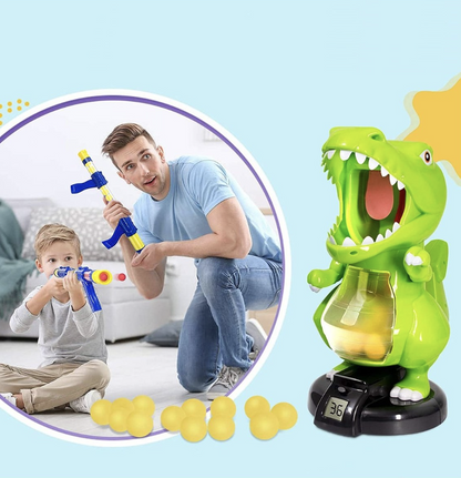 兒童玩具, 恐龍玩具槍,目標射擊遊戲,帶LCD得分記錄,帶聲音, 適合生日及派對禮物 化石恐龍玩具
