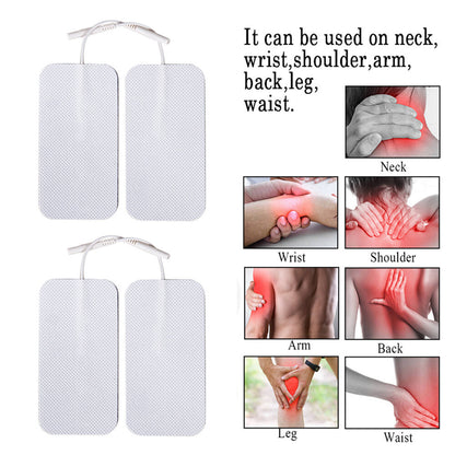 [2-Pack] Non-Woven Massager Replacement Electrode Pad Massage Patch Massager Massage Mini Massage Patch