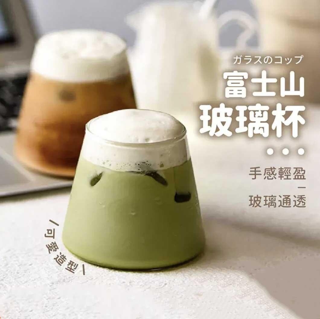 Mount Fuji glass cup dessert cup coffee cup beer cup cocktail cup whiskey cup 300ml whiskey cup