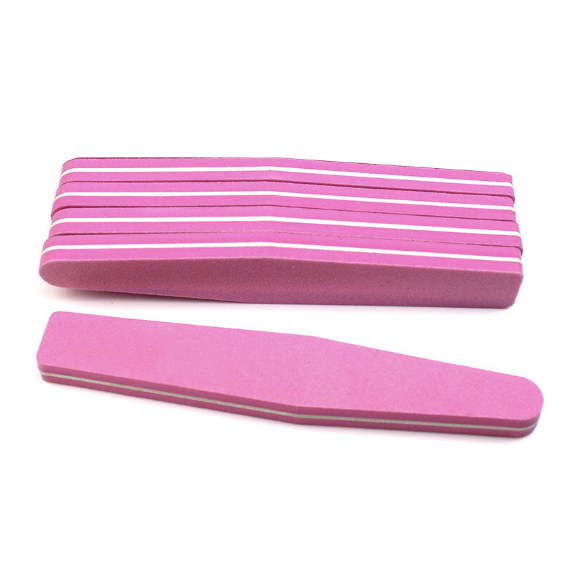 Frosted manicure sponge file-pink 3 sticks︳Abrasive stick, file, rub, rub knife, file, nail file Nail